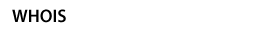 WHOIS